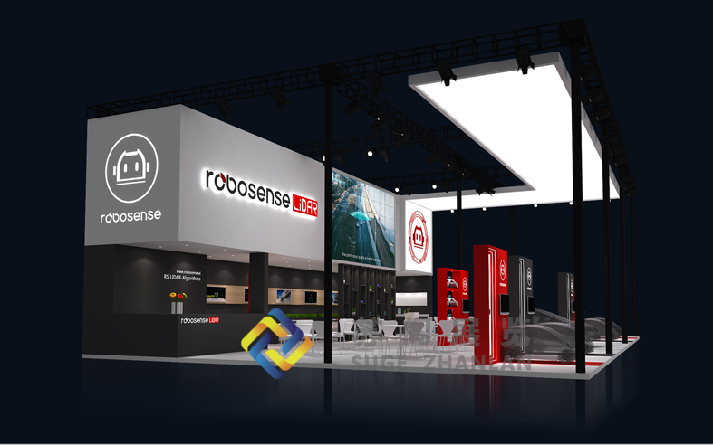上海車展—速騰聚創(chuàng)大型展臺設(shè)計(jì)